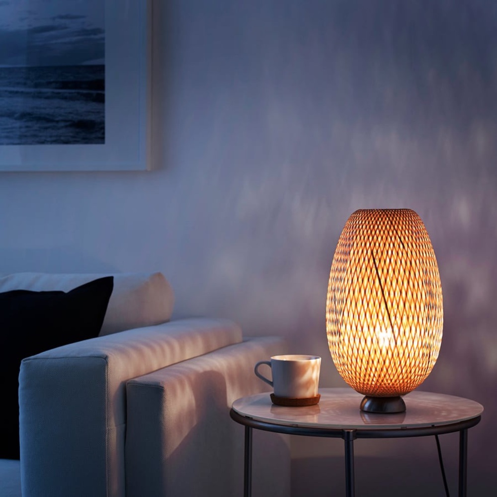 IKEA Bamboo Lantern Lamp - Picture 3 of 4
